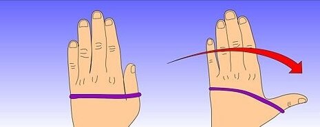 Упражнения при подуване на пръстите