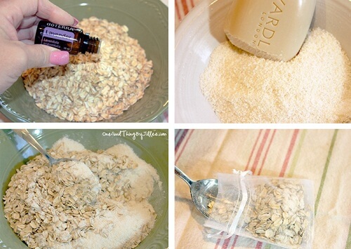 Как да направим сапунени торбички за баня от овесени ядки