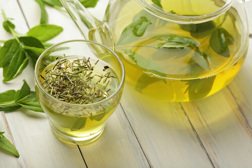 растения за отслабване: зелен чай