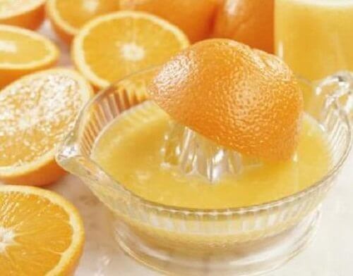 Портокалов сок при настинка