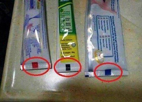 Какво наистина означава цветната маркировка на пастата за зъби?