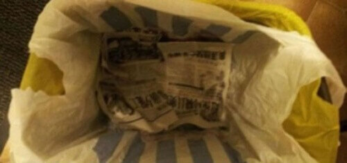 Домашни трикове - вестници на дъното на кофата за боклук