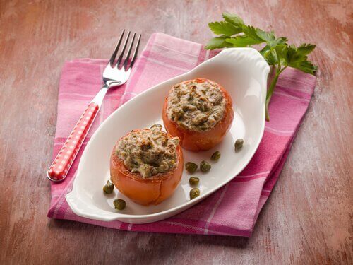 Пълнени зеленчуци: домати