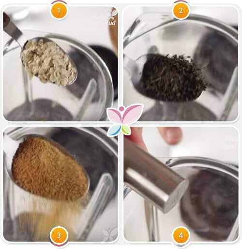 Приготвяне на смути срещу косопад