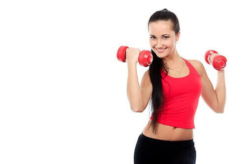 Използвайте тежести при упражнения за раменете