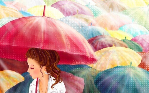 Цветни чадъри за облачни дни
