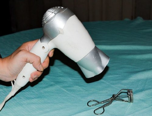 поразителни мигли - загрейте машата за къдрене