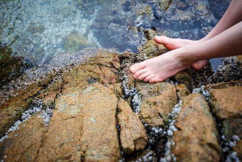 Ползите от ледената вода за стъпалата