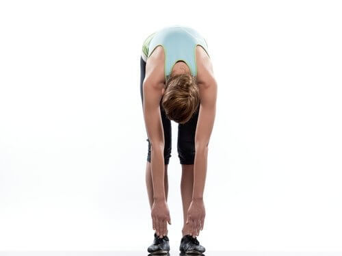 по време на това упражнение гърбът ви ще образува нещо като "крива", която ще изпъне мускулите и седалищния нерв