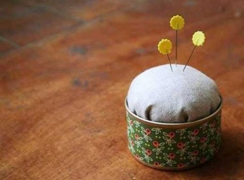 Направа на игленик чрез рециклиране на консервни кутии