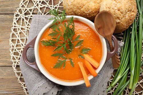 крем супа от моркови, която помага при болестта на Крон