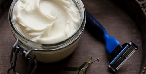 Натурален крем за бръснене с фъстъчено масло