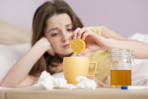чай и мед при настинка и обилно количество секрети