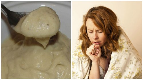 Крем с банани и мед за облекчаване на кашлицата и настинките