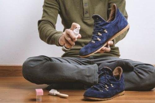 как да почистите обувките си от велур