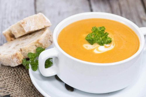 Крем супа от тиква: вегетарианска в купичка