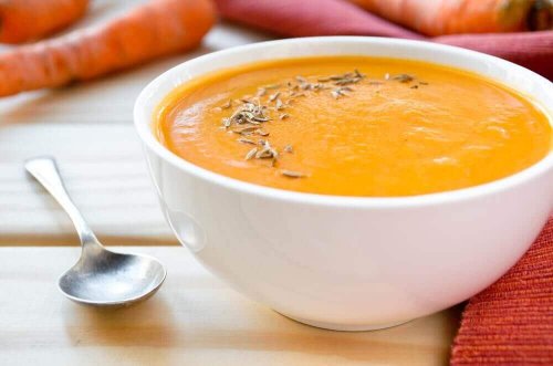 Крем супа от моркови спомагаща отслабването