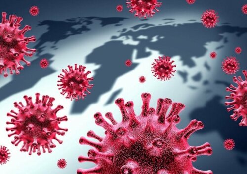 Мутацията на коронавируса: клетки на коронавируса