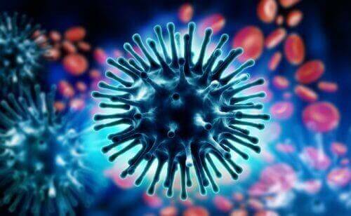 Наномедицината: рисунка на вирус в близък план