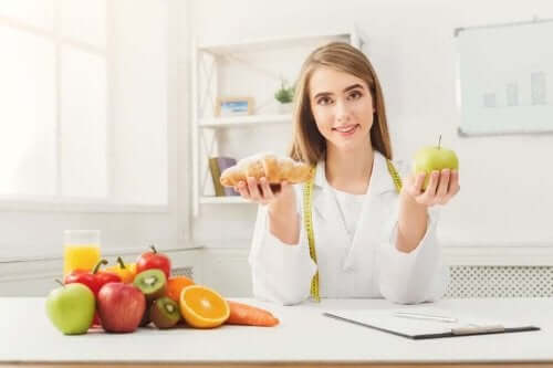 Здравословни храни и една жена